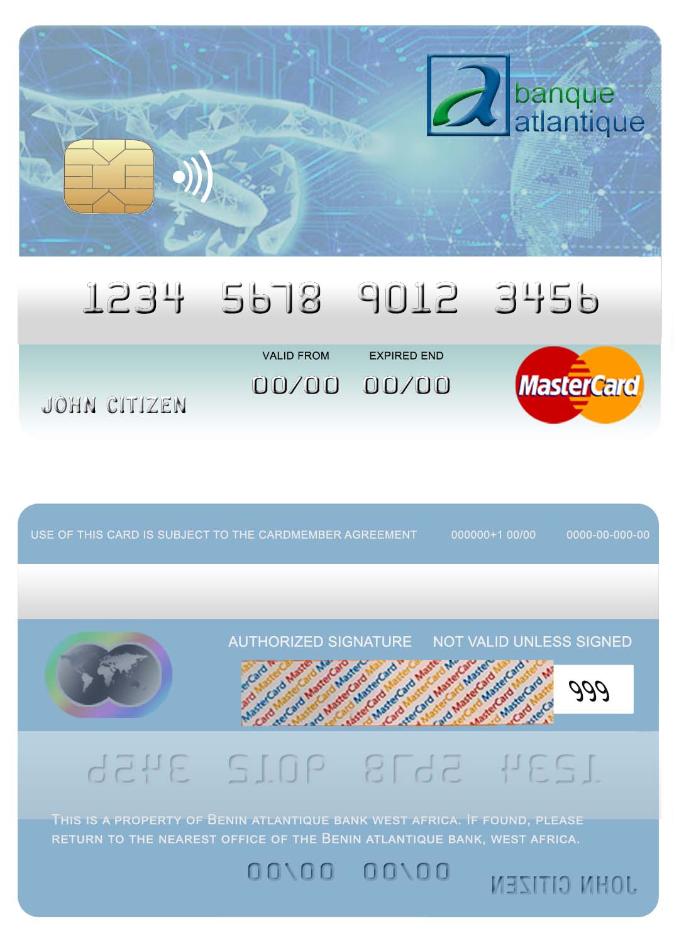 Benin Atlantique bank mastercard